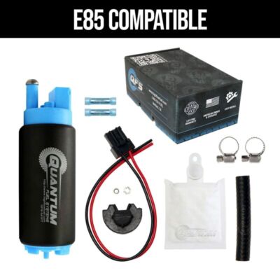 QFS 340LPH E85/Flex In-Tank EFI Fuel Pump + Strainer for 1992-1997 Subaru SVX