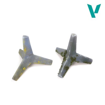 SC220 Vallejo Scenics Trident Anti-Tank Obstacle WWII Scale 1/35 Set of 2