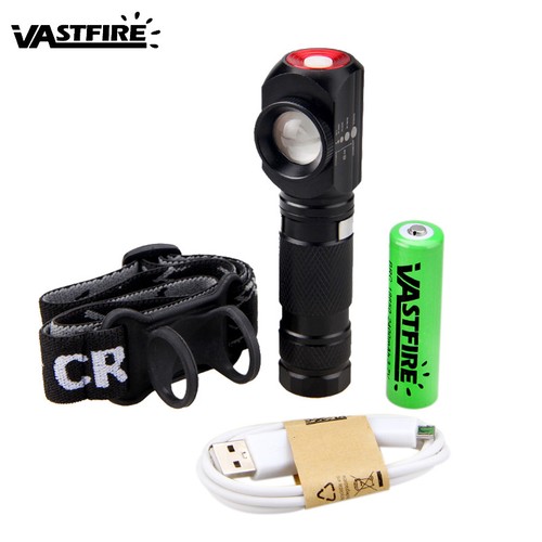 350000LM Zoomable T6 USB Rechargeable Led Headlamp Headlight Flashlights Torch