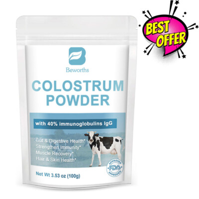 Colostrum Powder For Gut & Digestive Health Muscle Recovery Strengthen Immunity