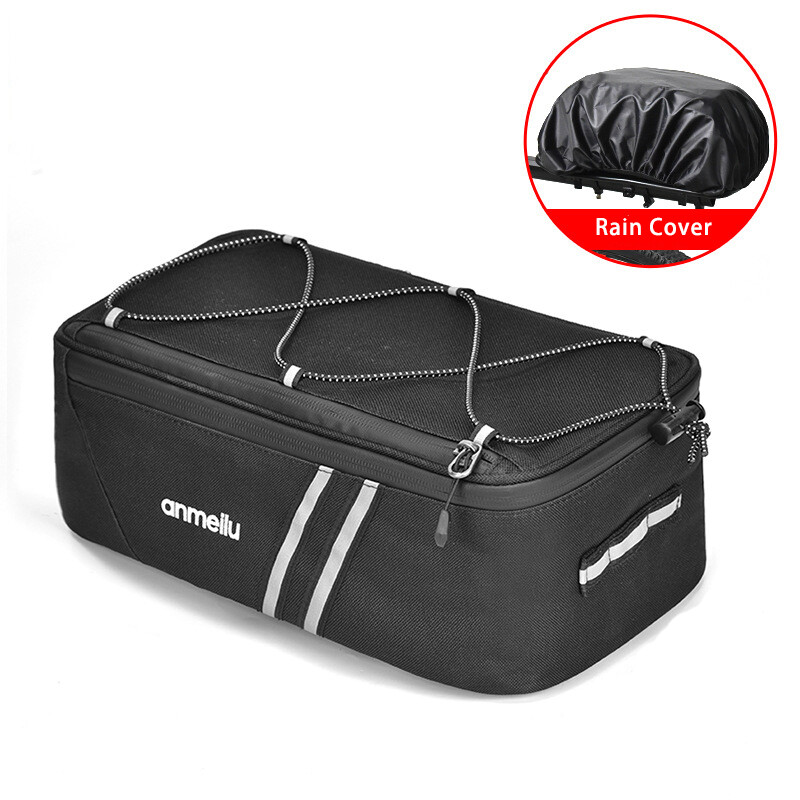 Bicycle Rear Rack Bag Cycling Trunk Pannier Bike 8L Storage Bag Luggage Pouch