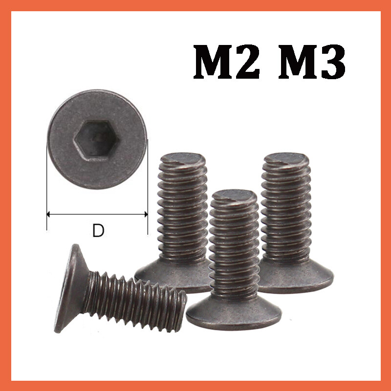 Senkkopfschrauben M2 M3 Senkkopf Innensechskant Schraube Titan Legierung Ta2