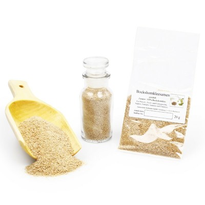 Bockshornkleesamen, gerebelt, Für Fleisch- Fisch- Currygerichte, Suppen, 20g