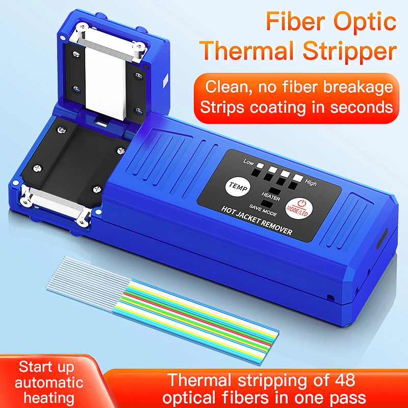 S8 Fiber Thermal Stripper Pliers Heated Optical Wire Stripping Slitter Ribbon Fi