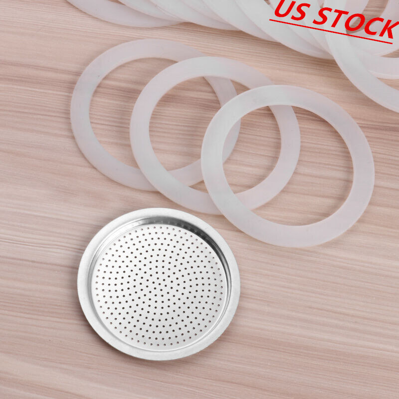 3Pc Replacement Silica Gel Seal Ring Gasket w/Filter for Mok