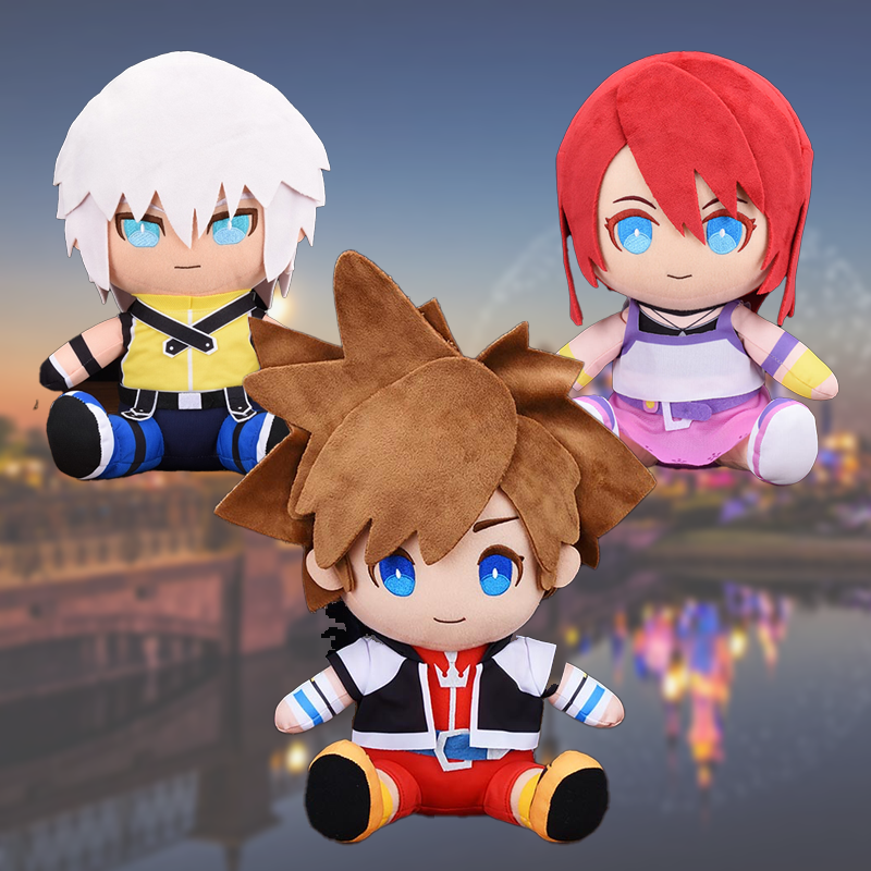 Kingdom Hearts Sora Kairi Riku Special Plush Doll SEGA Prize SQUARE ENIX Japan