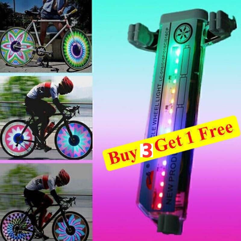 Colorful Waterproof 32 LED Cycling Wheel Spoke Light Bicycle Lights Bike Lamp