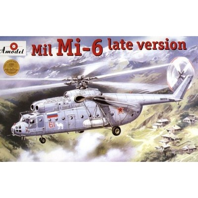 Amodel 72131 Plastic model airplane kit Scale 1:72 Mi-6 Soviet helicopter, late