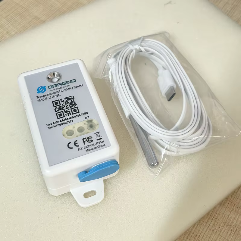 Dragino LHT65N-E3 LoRaWAN Temperature&Humidity Sensor probe DS18B20 with built-i