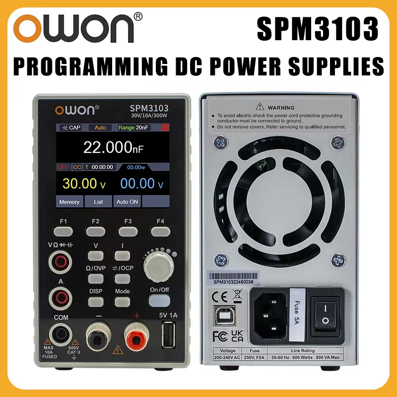 SPM3103/SPM6103/SPM6053 Programmable Lab Power Supply Multimeter Regulated Power