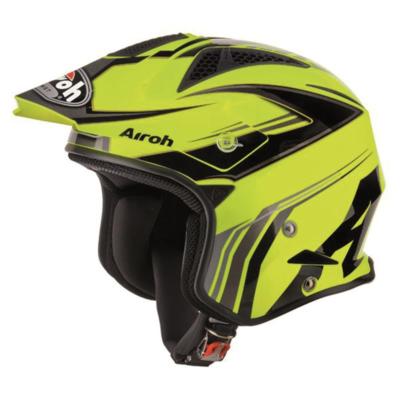 Airoh TRR Dapper Trialhelm Gelb Trial Helm MTB Downhill Enduro Trail DH Quad