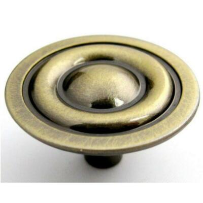 Brainerd P635BCV-AB Antique Brass Three Rings Kitchen Cabinet Knob
