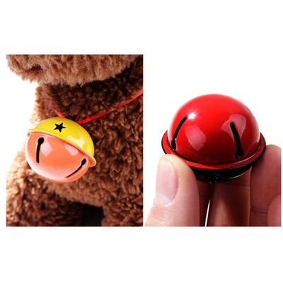 40MM Cute Pet Dog  Cat Maccaron Fight Color Star Empty Bell Pet Supplies