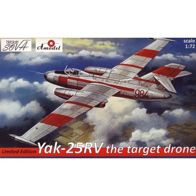 Amodel 72212-01 model airplane 1:72 Wholesale: Yakovlev Yak-25RV the target dron