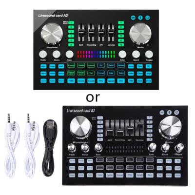 Mixer A2 Live Sound Card Widely for Tablet Laptop Computer