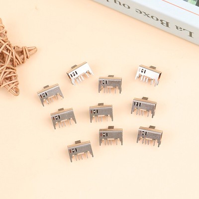 10Pcs Toggle switch sk23d05g6 double row 3-gear 8-pin horizontal sliding sw.82