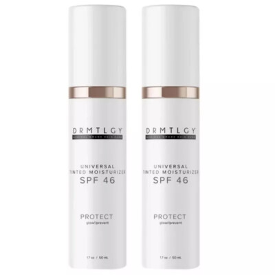 DRMTLGY Anti-Aging Tinted Moisturizer SPF 46 Universal All-In 1 Face Sunscreen-