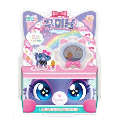 Wishcat Figure Toy MAKEUPMEOW  - Cat Care Playset Cat House Wish Cards Role Play
