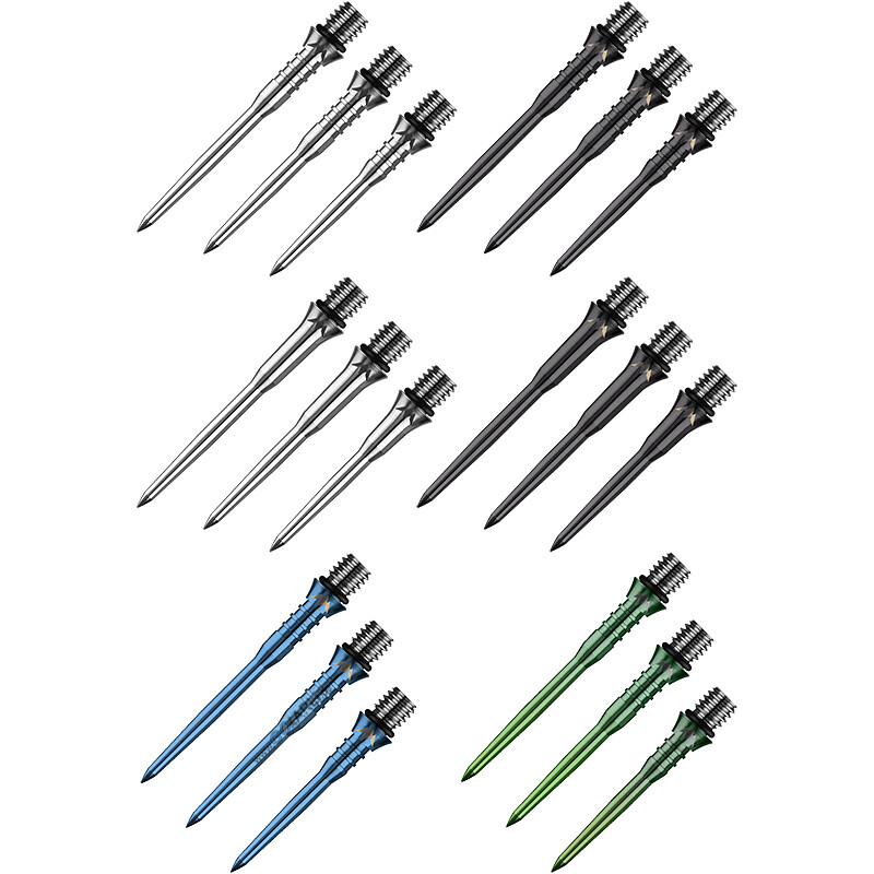 Mission Dart Steel Tip Titan Pro Conversion Wechselspitzen Schraubspitzen 2ba 