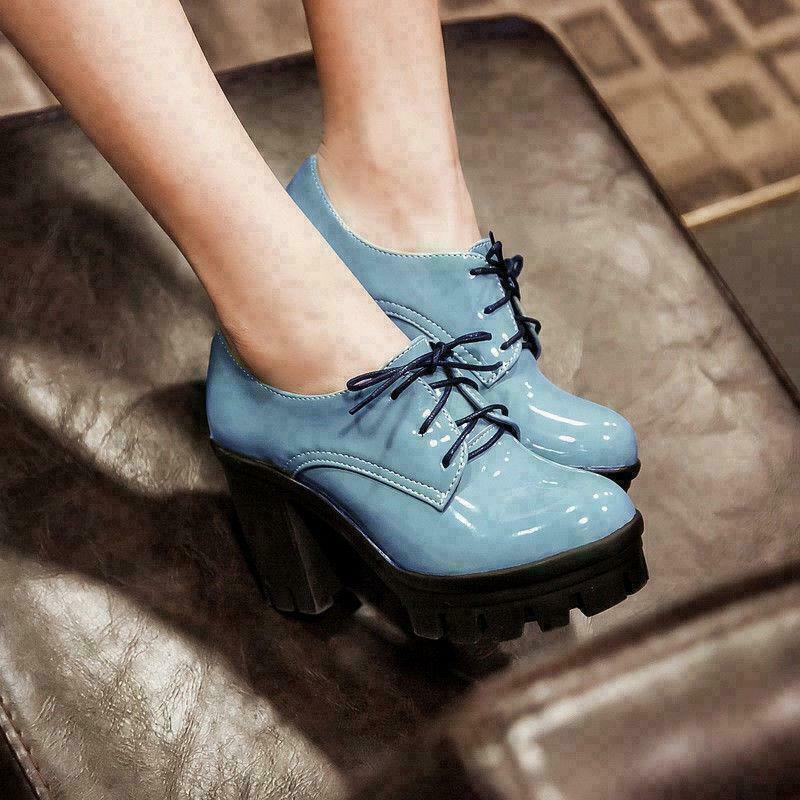 靴 Jungla ledys leather shoes size 37 23.5 Jungla Shoes Women's Size 6-6.5 Blue Leather Casual Sneakers