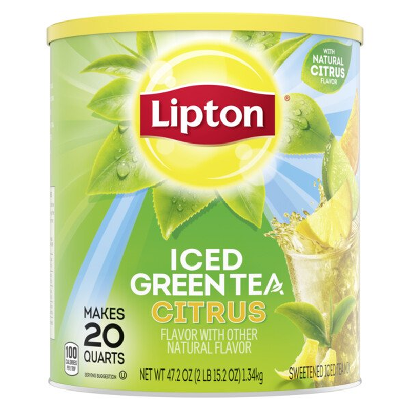 Mix Green Tea Citrus Flavor Caffeinated Sweetened