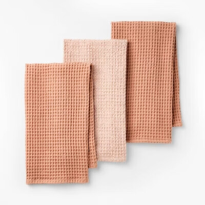 3pc Waffle Kitchen Towels - Figmint™