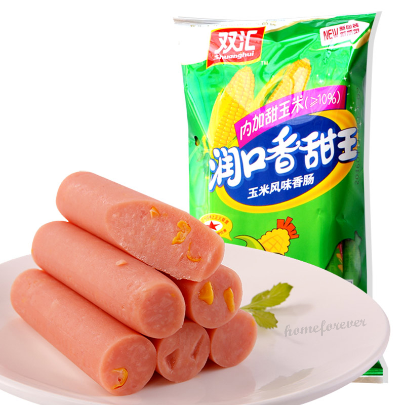 Chinese Snack Food Ham Corn Flavor Sausage Shuanghui  9pc*30