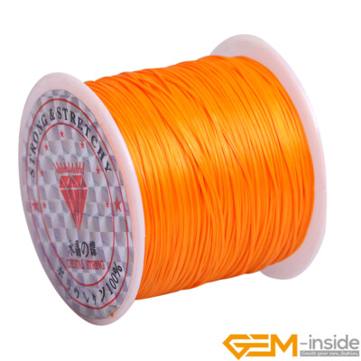 60 Yards 0.6mm Elastic Sewing Thread Machine Bobbin Craft Use For Sewing Beading