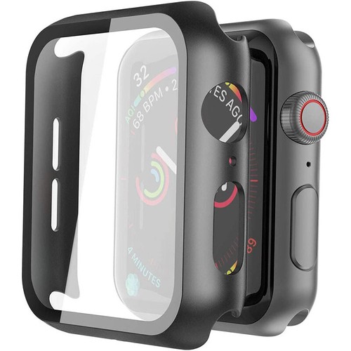 For Apple Watch 7/6/5/4/3/2/1/SE Case Cover 38/41/42/45/40/44mm Screen Protector