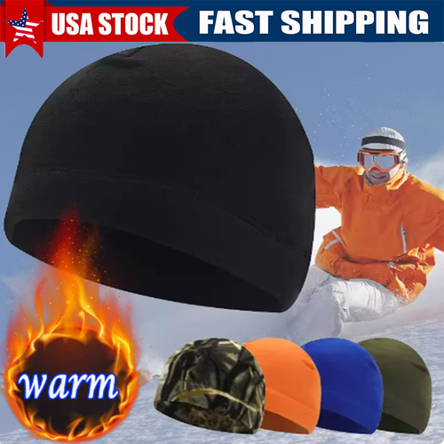 Military Tactical Skull Cap Winter Warm Fleece Windproof Ski Beanie Hats USA Lot