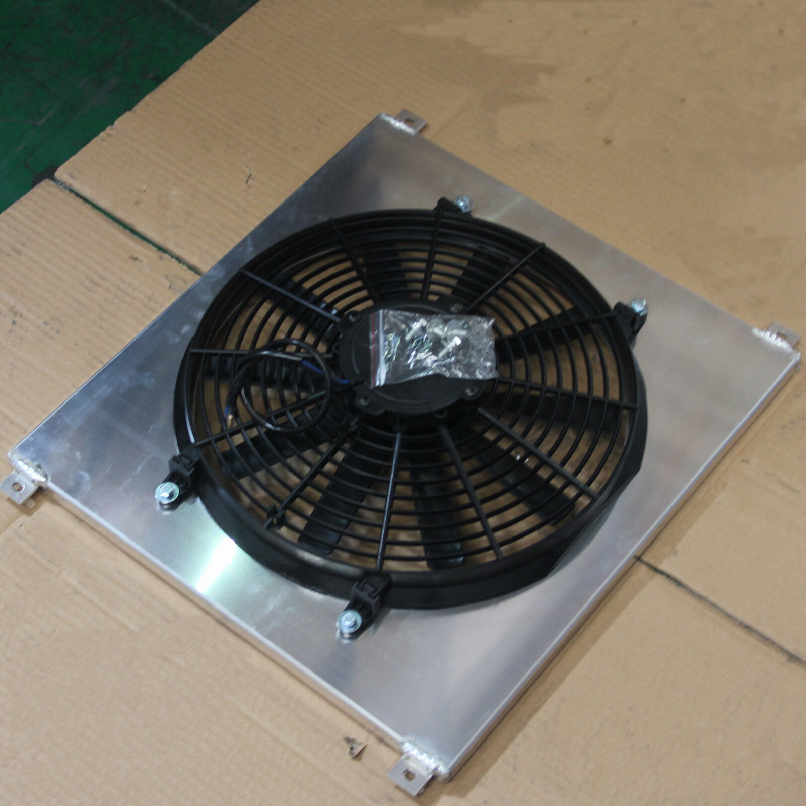 Aluminum Radiator Shroud With Fan For Ford Falcon XY XW XT XR 302 351