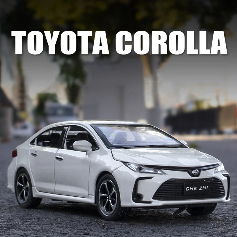 1:32 Toyota Corolla Hybrid Alloy Car Diecasts Toy Vehicles