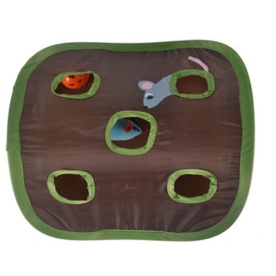 Pet Cat Puzzle 9 Hole Mouse Hole Funny Toy Kitten Interactive Training Toy Gifts