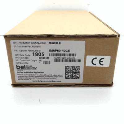 Bel Power Solutions 80W 4-Output Open Frame AC-DC Power Supply MAP80-4003