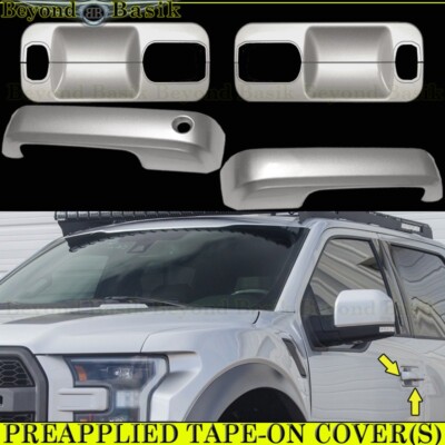 2015-2020 Ford F150 Std/Ext 2 Door Handle COVERS 1KH+Bowl Plates UX INGOT SILVER