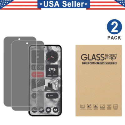 2PCS Privacy Tempered Glass Protector For Nothing Phone 1/2/2a