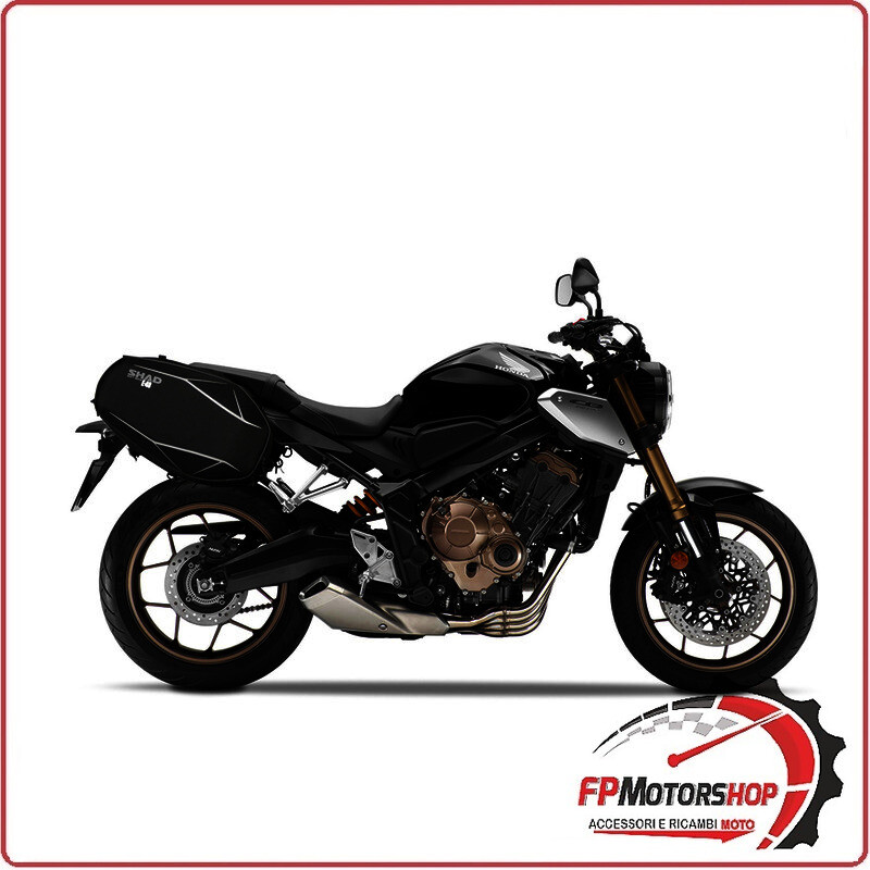 ATTACCO BORSE LATERALI BAGAGLIO MOTO MORBIDE PER HONDA CB 650 R 19>20 SHAD