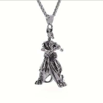 Anubis Warrior Jewelry Silver Powerful Myth Standing Sexy Pendant Necklace