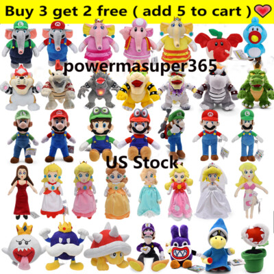 Anime New Super Mario Bros Wonder Plush Toys Stuffed Doll Kid Birthday Gift US