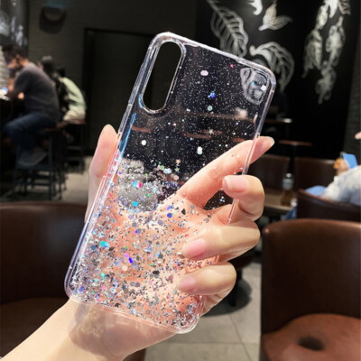Case For Xiaomi Redmi Note 12 11 10 9 Pro 8 Poco X5 Glitter Star Soft Slim Cover