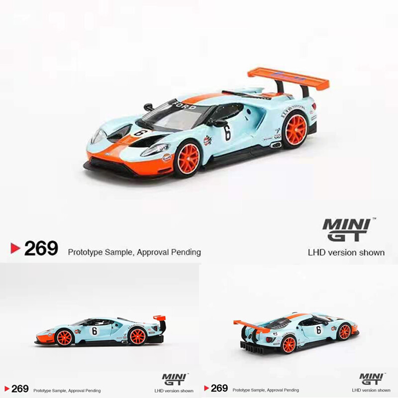 Ford GT ミニカー 1/64 エコブースト MINI GT 1/64スケール「フォードGT」(リキッドブルー)ミニカー