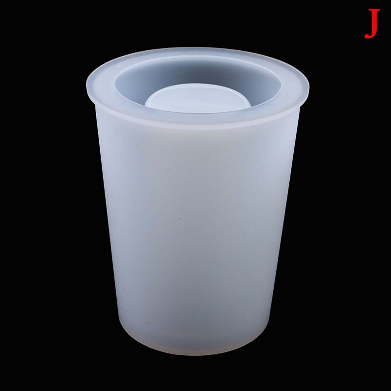 DIY Silicone Resin Mold Epoxy Candle Holder Making Craft Mould Casting Pen@-@