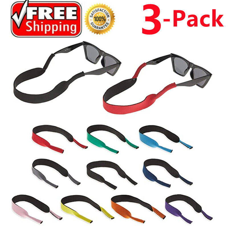 3-Pack Sports Sunglasses Strap Neck Cord  Eyeglass Glasses String Lanyard Holder