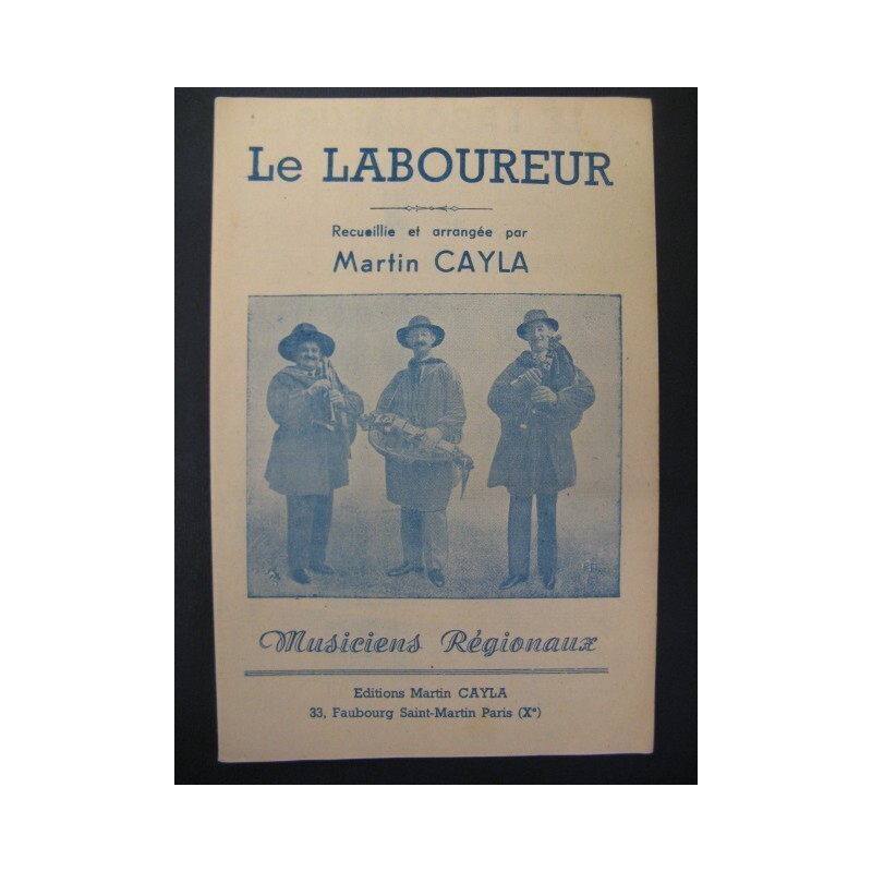 Le Laboureur Martin Cayla Chant Piano AccordÃ©On