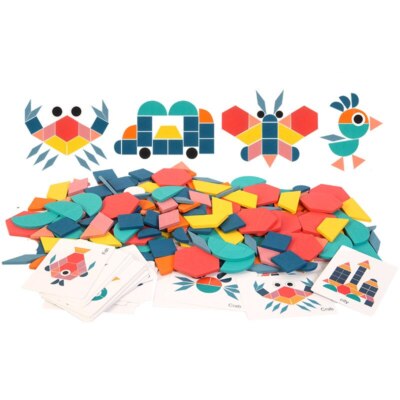 Kids Wooden 3D Jigsaw Puzzle Clever Board Baby Montessori Educational learn Toys