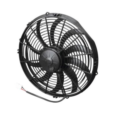 Spal Cooling Fan 30102042; High Performance Curved Blade 14'' Electric, Puller