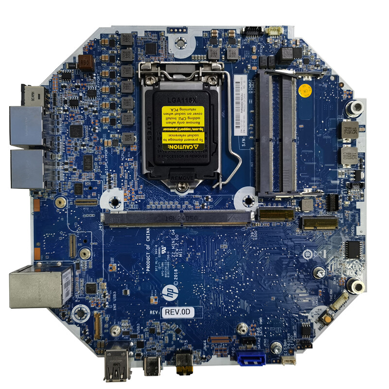For HP Z2 Mini G4 C246 Workstation Motherboard L13217-001