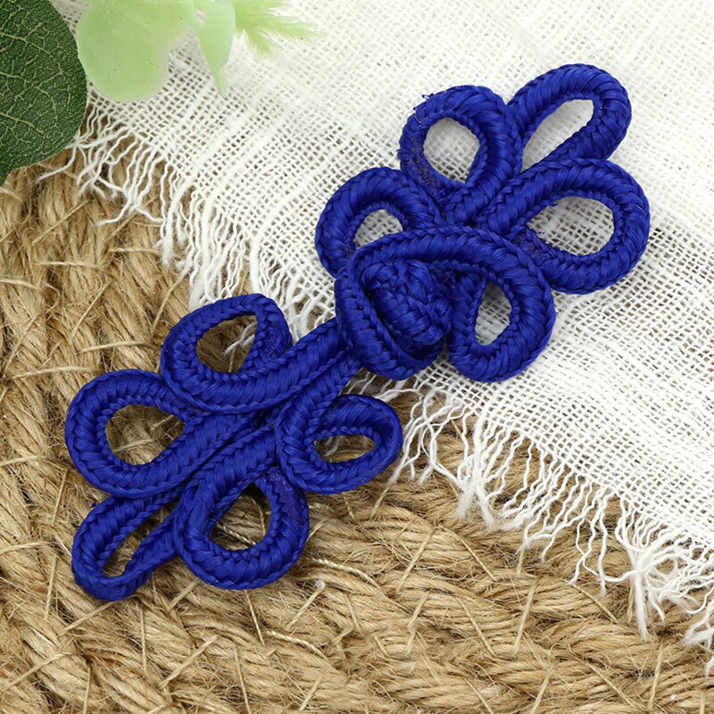 10 Pair Large Chinese Knot Button Frog Fasteners Sewing Craft Clothing