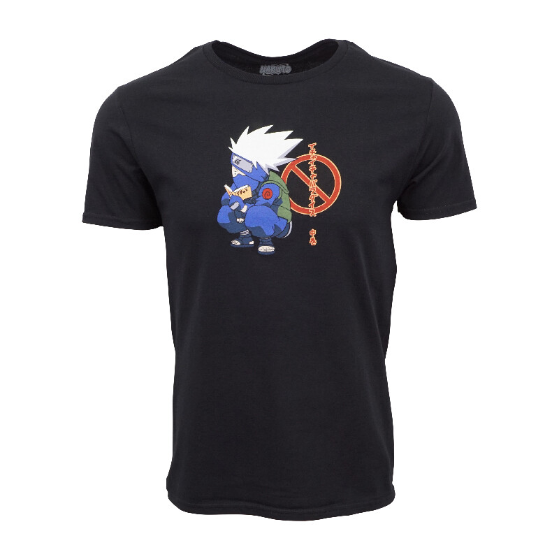 

ЧЕРНАЯ МУЖСКАЯ ФУТБОЛКА NARUTO SHONEN JUMP С ГРАФИКОЙ, Black