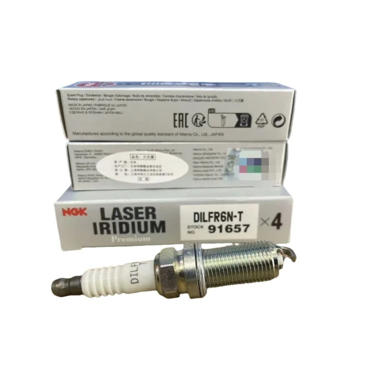 レーザーイリジウムスパークプラグ DILFR6N-T 91657 6本セット 4PCS NGK DILFR6N-T 91657 Iridium Platinum Spark plug For